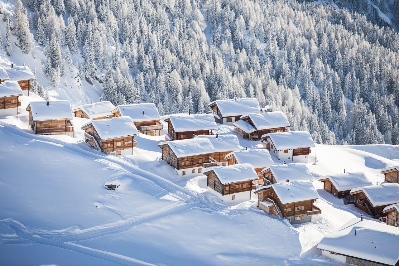 Villa Saxo Blatten bei Naters Exterior foto