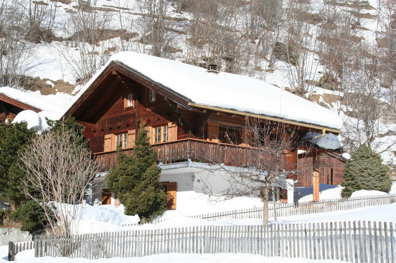 Villa Saxo Blatten bei Naters Exterior foto